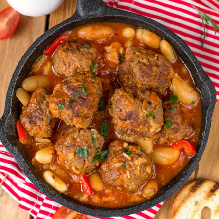 Image of Meatballs and Beans